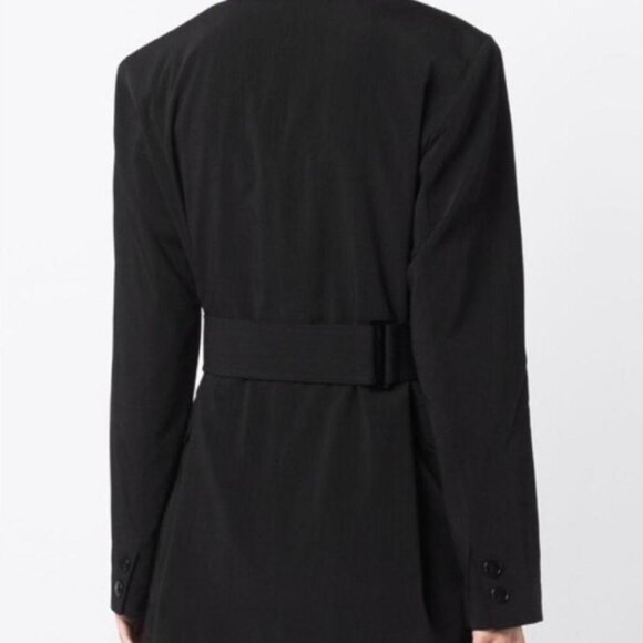 GANNI Black Belted Blazer - Picture 2 of 4
